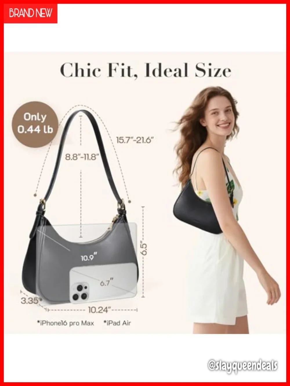 Small Faux Leather Hobo Shoulder Bag with Adjustable Strap Crossbody Purse